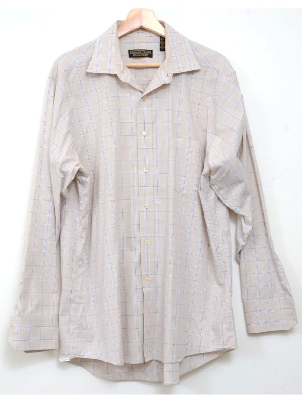 Donald J. Trump Signature Collection Long Sleeve Dress Shirt 16.5 34/35 Reg